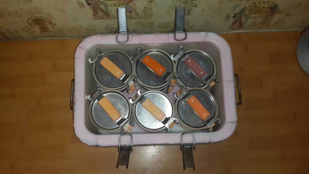 Два дорожных набора посуды для отдыха и путешествий. Ланчбокс ссср