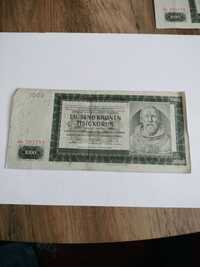 stary banknot 1000 koron czeskich