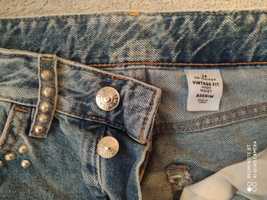Spodnie jeansowe vintage jak nowe xs 34 24