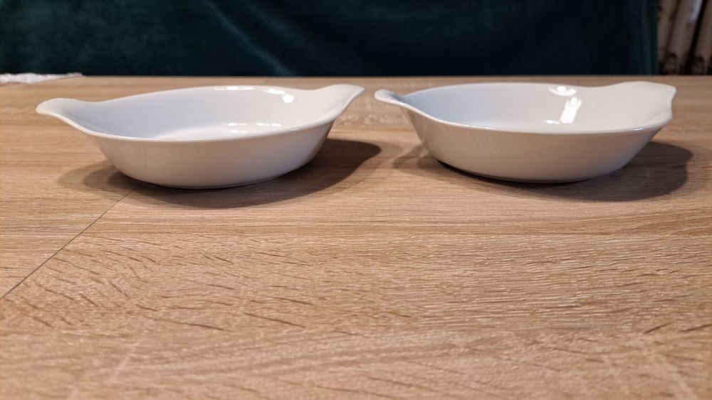 Półmiski białe 2 sztuki do serwowania