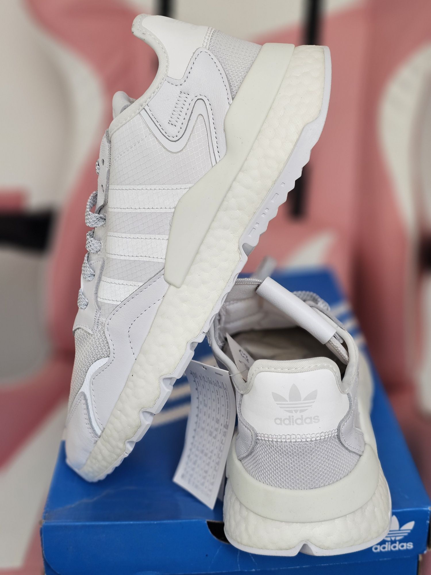 Buty nowe Adidas nite jogger fv1267 rozm eu46 ⅔
