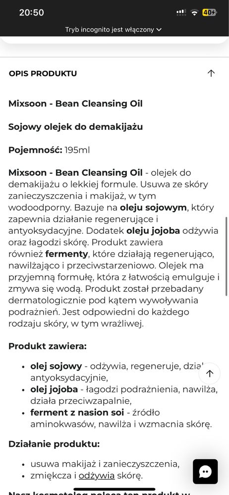 olejek mixsoon korean skincare