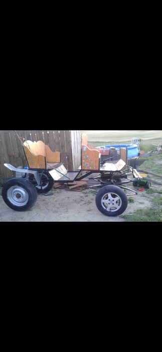 Siodla bryczka ogrodzenie dla koni