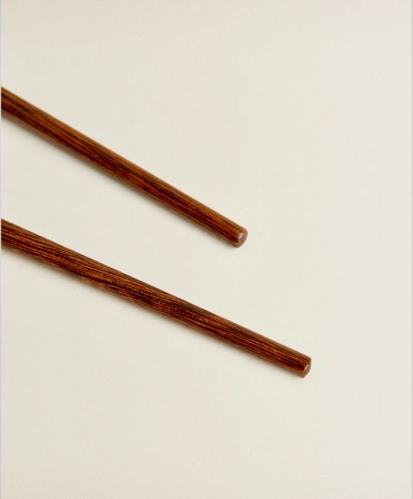 Paus Chineses em Madeira Zara Home NOVO