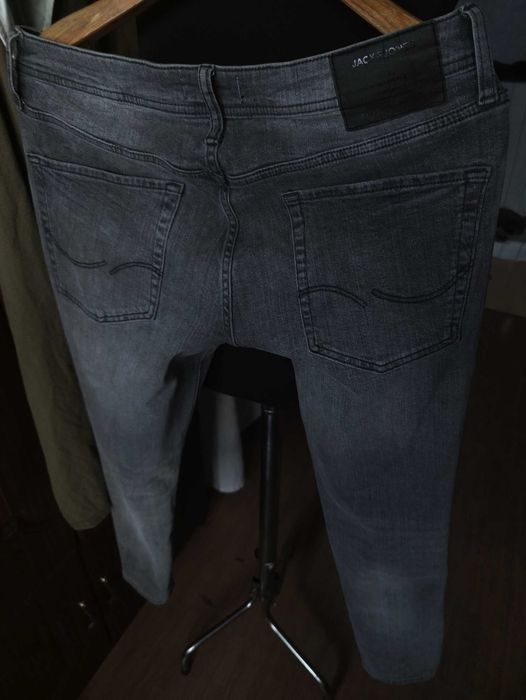 Джинсы Jack&jones Liam jeans Дания w32 stretch grey.