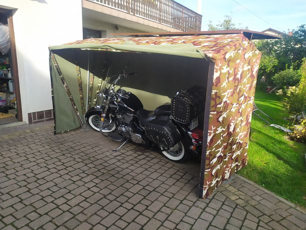 Garaż, namiot na motocykl, motor, skuter lub quad. Solidny, składany.