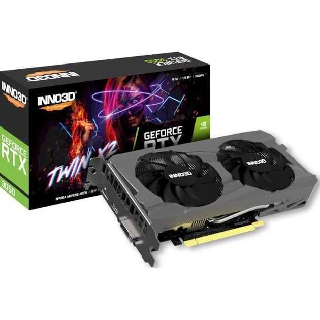 Видеокарта INNO3D GeForce RTX 3050 Twin X2