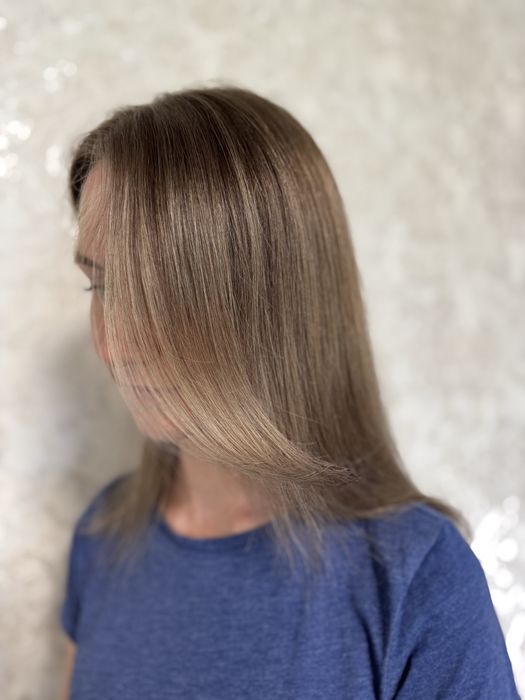 Фарбування волосся, Airtouch, вихід з чорного, балаяж, догляд, BOTOX