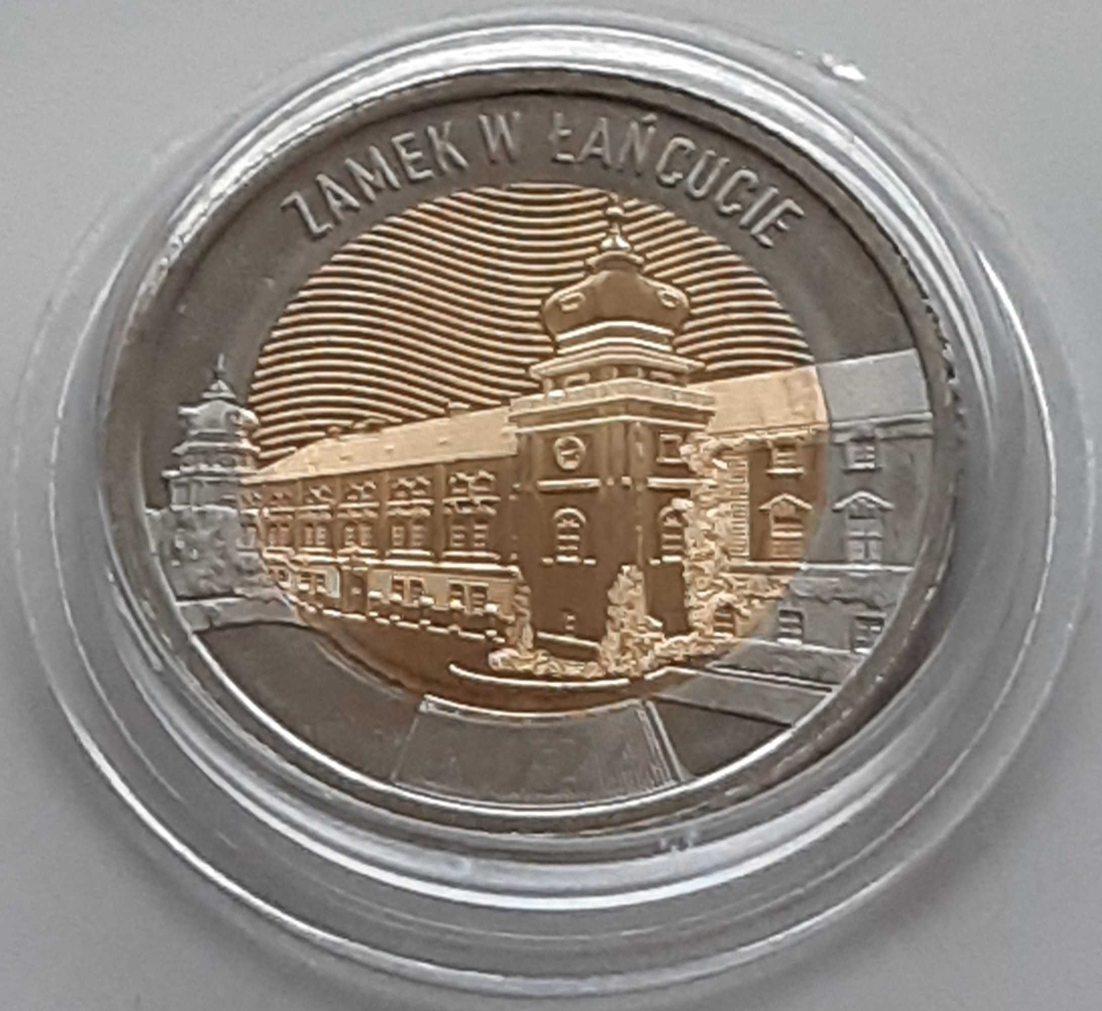 Moneta 5 zł, 2024, Odkryj Polskę – Zamek w Łańcucie