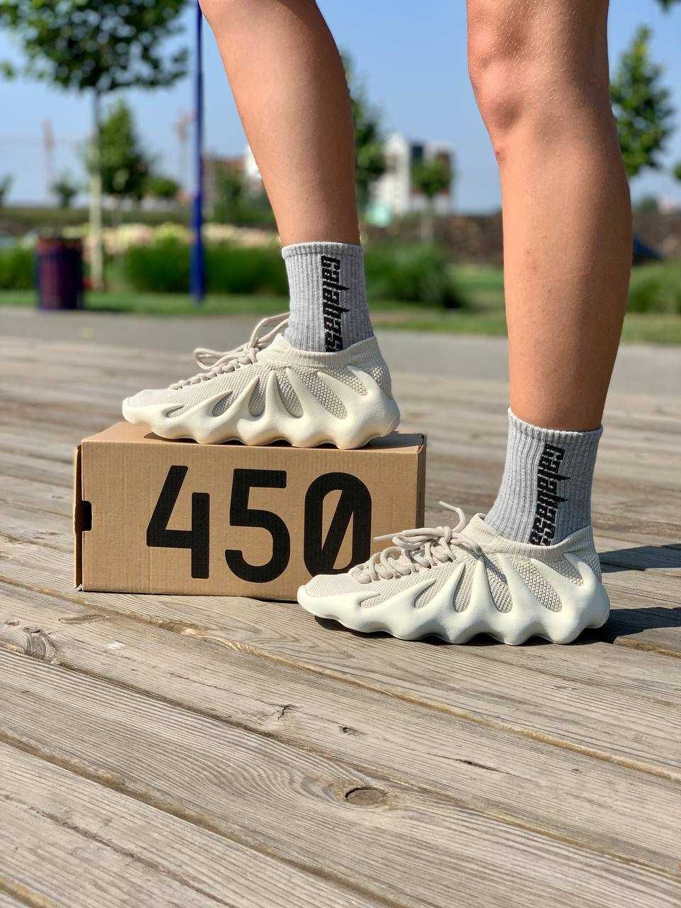 АКЦІЯ! Жіночі кросівки Adidas Yeezy Boost 450 'Cloud White’ (36-40 р.)