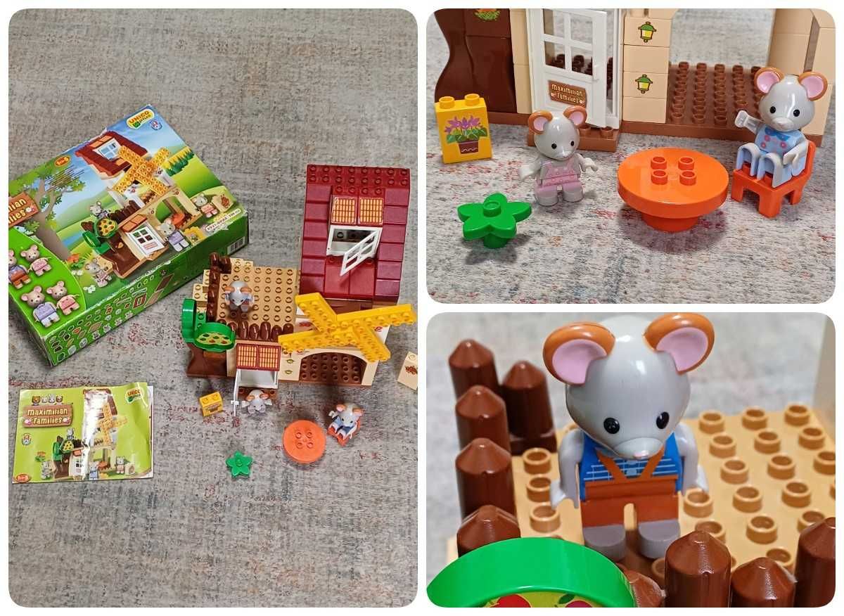 Klocki Unico Maximilian Families Wiatrak - kompatybilne z LEGO DUPLO