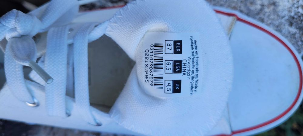 Sapatilhas brancas senhora