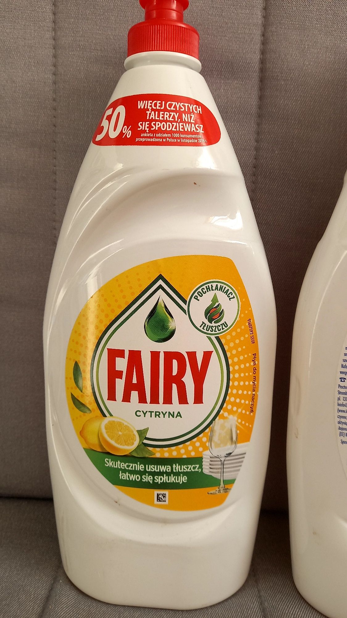 Fairy cytryna zesraw 2 szt × 900 ml. Nowy.