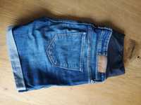 Spodenki ciążowe jeans h&m mama 38