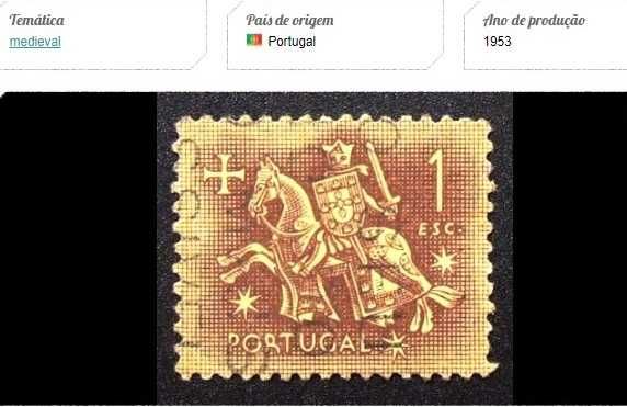 Selo 1 escudo 1953
