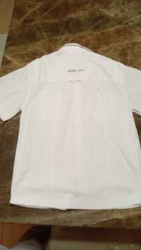 Koszula biała krotki rękaw Rebel 140cm