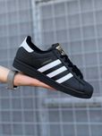 Краща ціна на кросівки унісекс Adidas Superstar "Black"