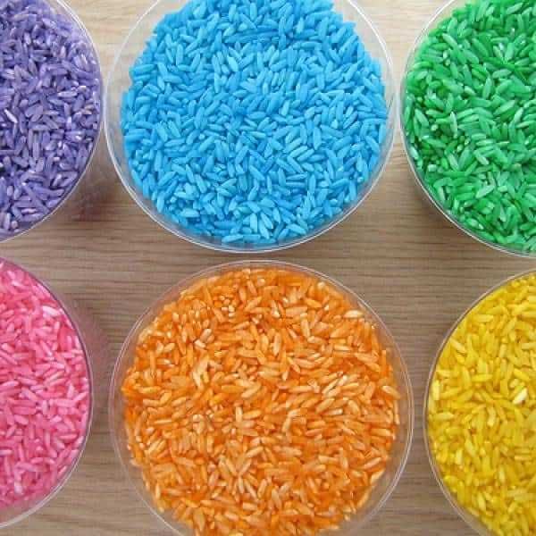 Arroz Colorido Perfumado  p/ Decoração ou Eventos