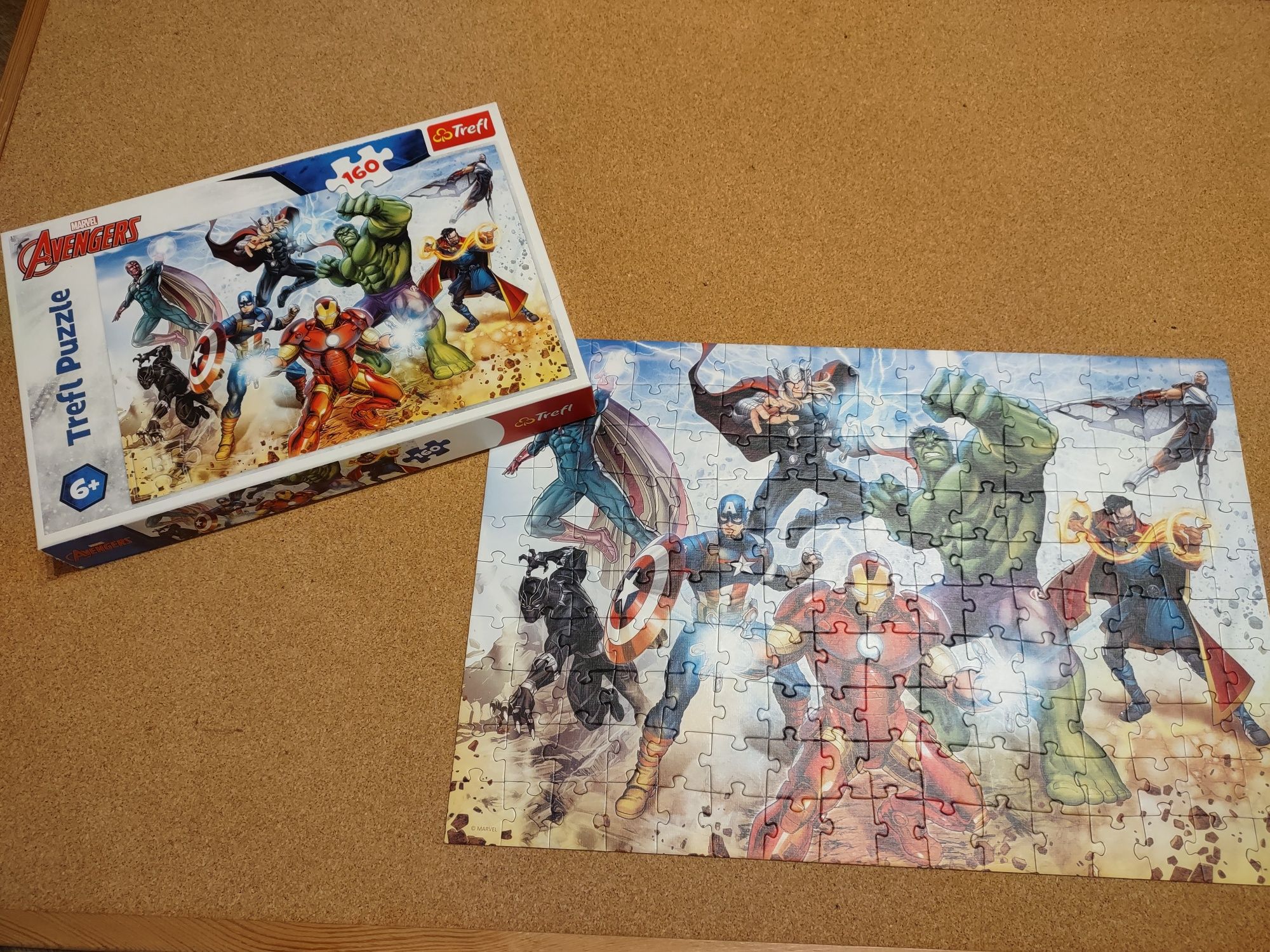 Puzzle Avengers, 160 elementów, Trefl