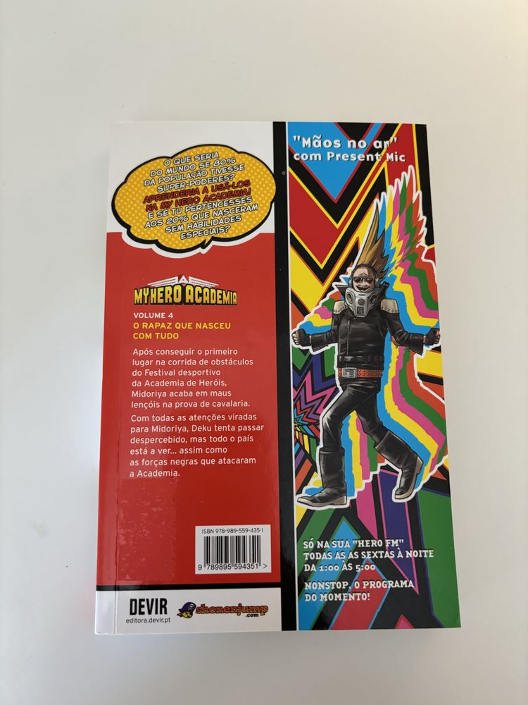 Mangá , My Hero Academia vol.4