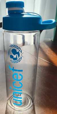 Butelka na wodę 0,7l z logo Unicef