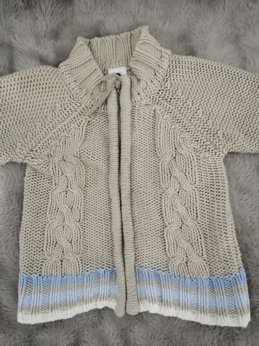 Casaco malha 6-9m