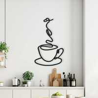 Сучасна картина на кухню Ароматна кава декор на стіну з дерева