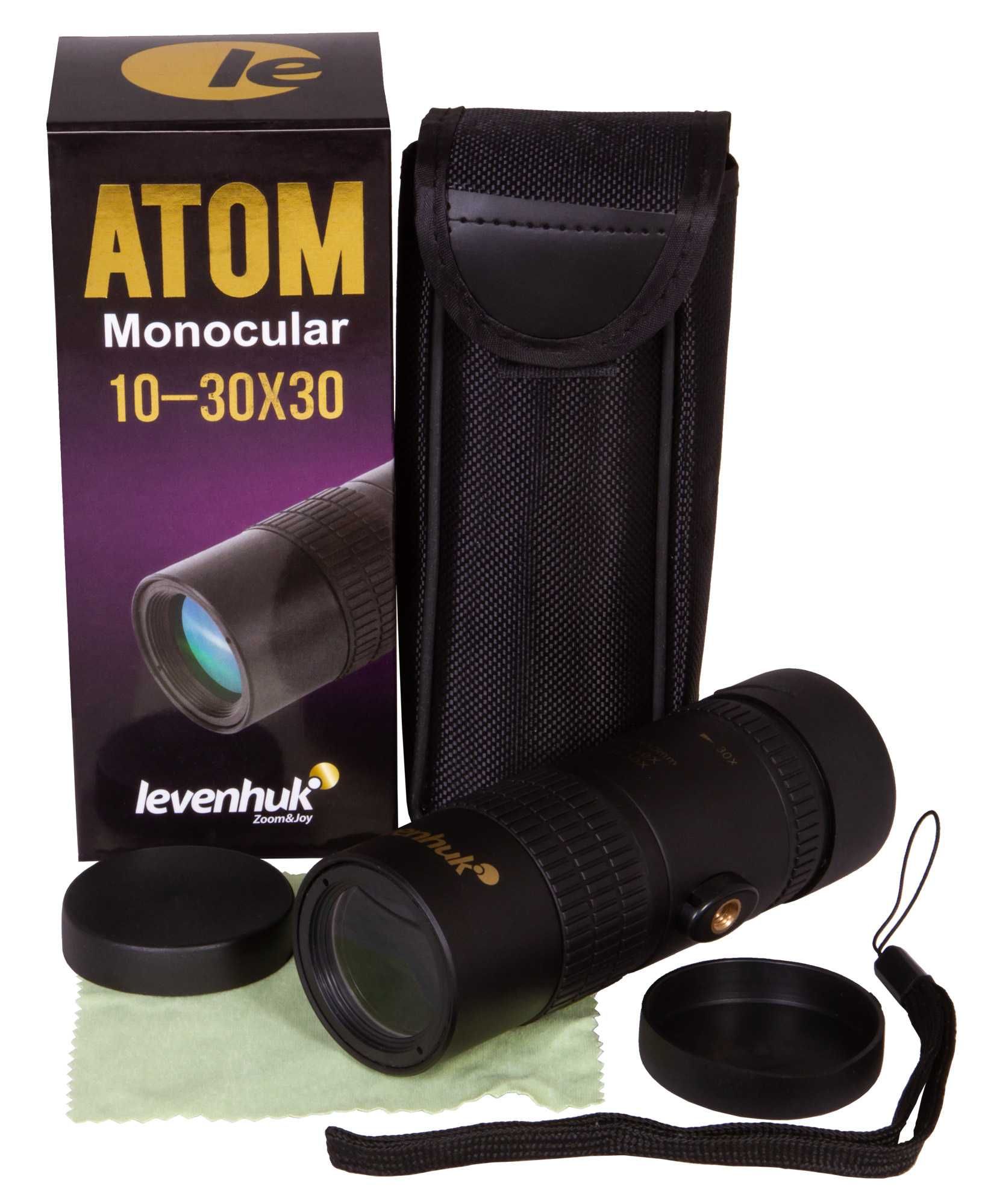 Monokular Levenhuk Atom 10–30x30