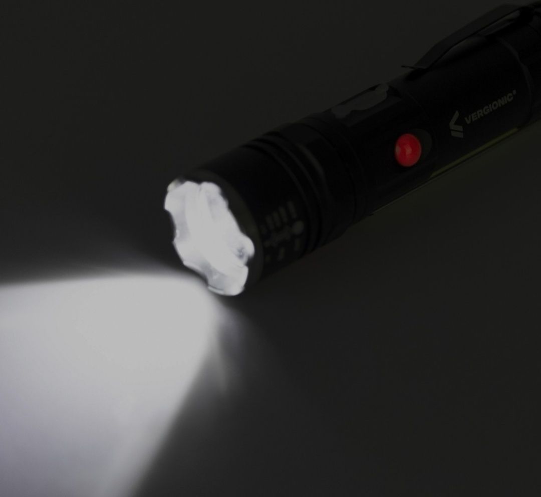 Hit!!! Cenowy! Latarka podręczna LED CREE T6 6W COB 3W szperacz
