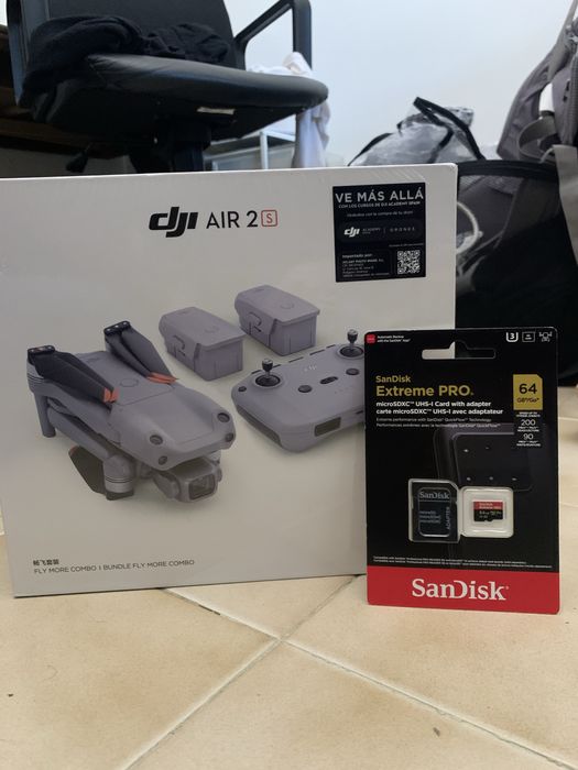 Drone DJI Air 2S – Fly More Combo + Micro SD (Selado)
