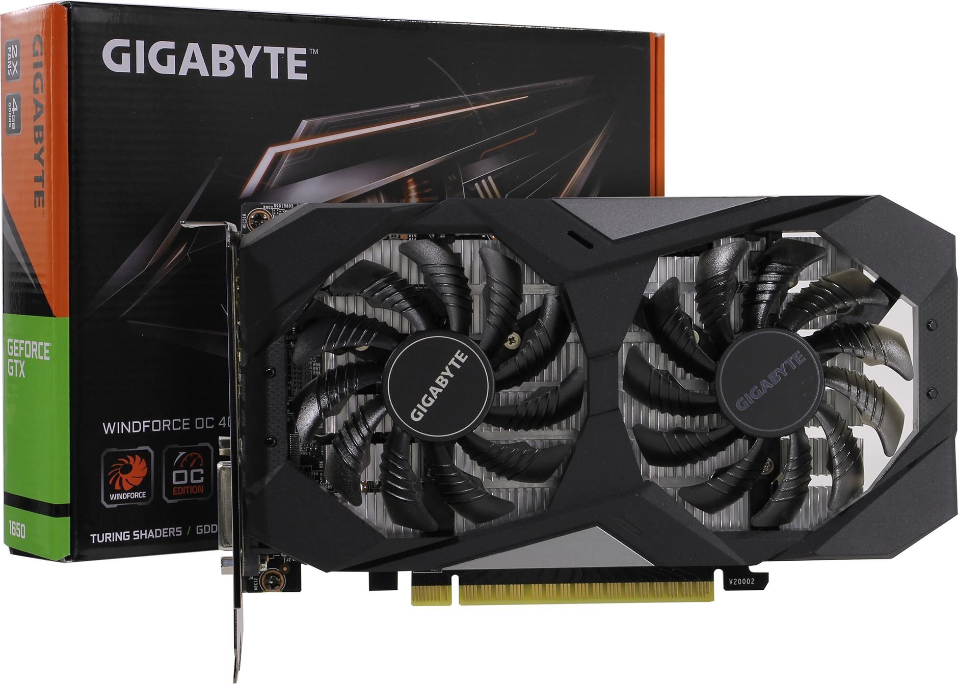 Відеокарта GIGABYTE GeForce GTX 1650 D6 WINDFORCE OC