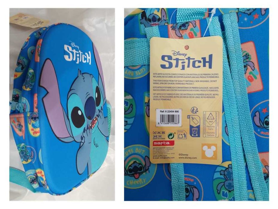 Stitch Mochila escolar pequena (179)