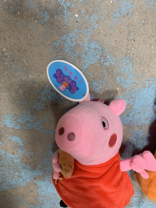 Conjunto de 3 peluches peppa pig