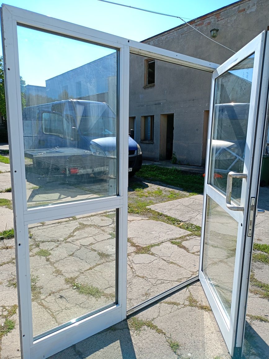 Drzwi aluminiowe używane z Niemiec super stan dostawa gratis cały Kraj