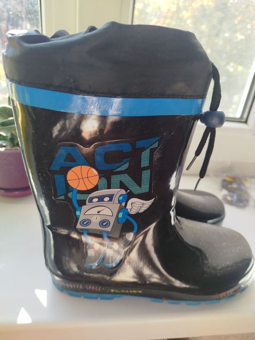 Сапоги гумові, розмір 35