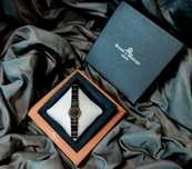 Zegarek Baume & Mercier 5226 Black & Gold Women's Watch Komplet !!