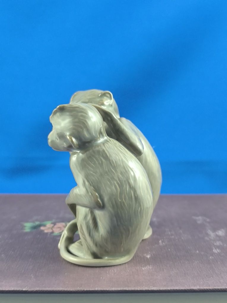 Para małp Bing&Grondahl Kopenhaga #porcelana #ozdoba #prezent #Dania