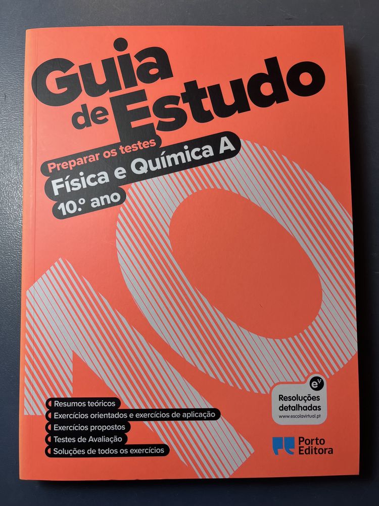 Livros de preparação para exame Física e Química