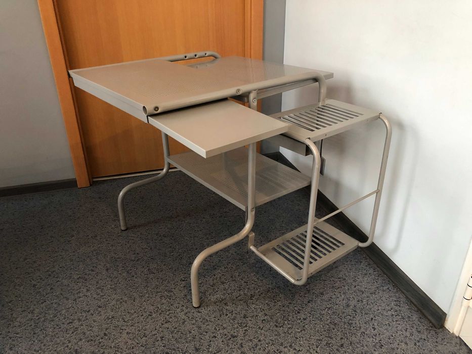 Stolik / biurko komputerowe metalowe IKEA