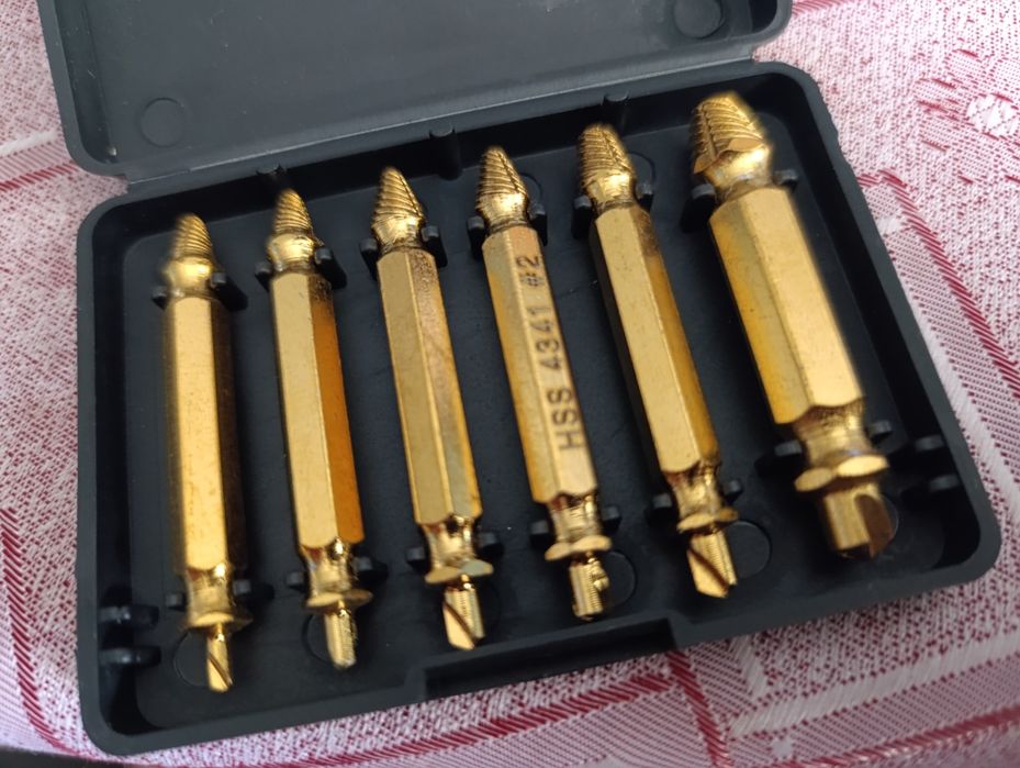 Rozwiertaki do zerwanej śrub zestaw nowy