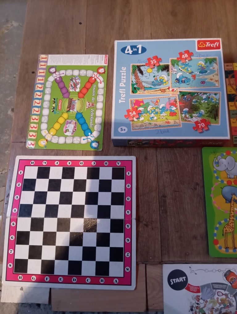 Puzzle i gry planszowe dla całej rodziny
