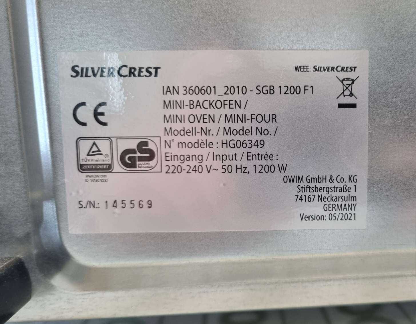 Piekarnik SILVERCREST HG06349