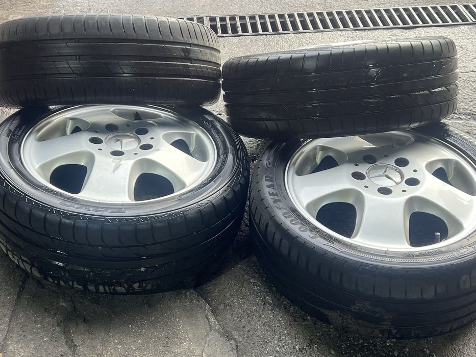 Jantes Mercedes R15 5x112 com pneus