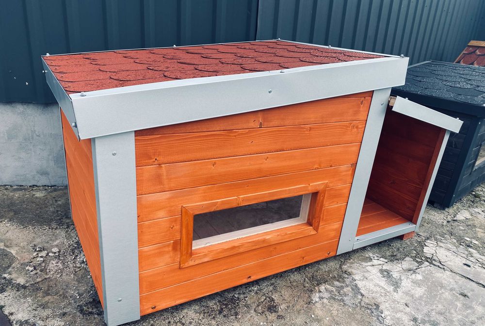 Buda z przedsionkiem dla Psa L wersja LUX