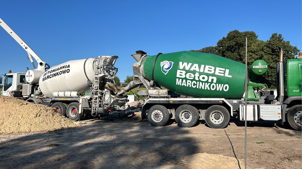 Beton towarowy, suchy beton, mieszanki