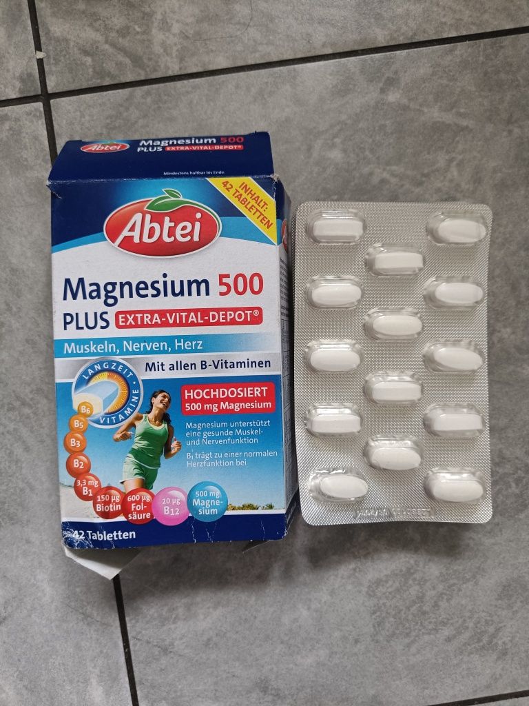Magnez 500+wit.B wysoka dawka 84 tabletki