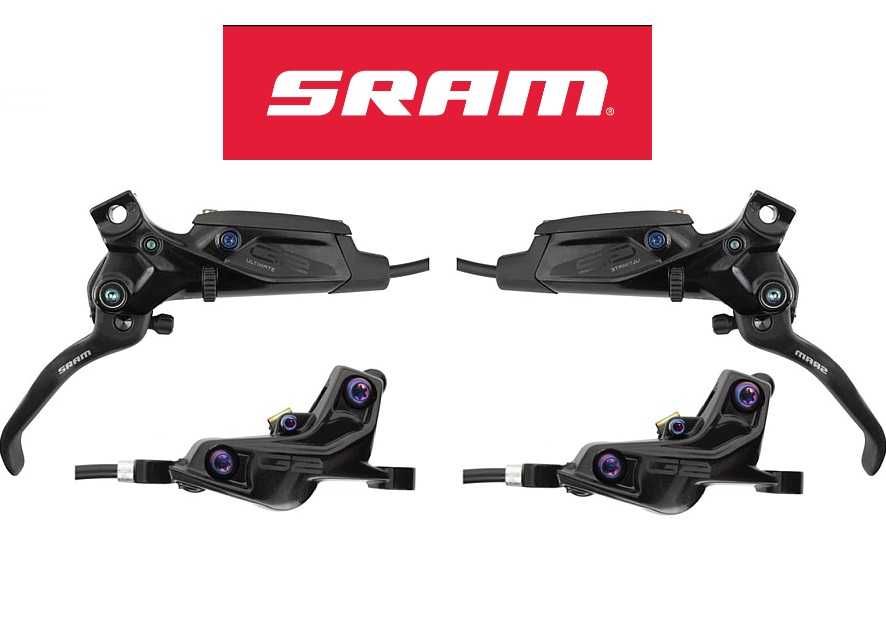 NOWE hamulce Sram G2 Ultimate Carbon Rainbow Black 4-tłoczkowe FV 23%