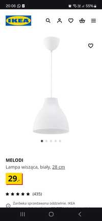 Lampa wisząca Melodi Ikea, żyrandol