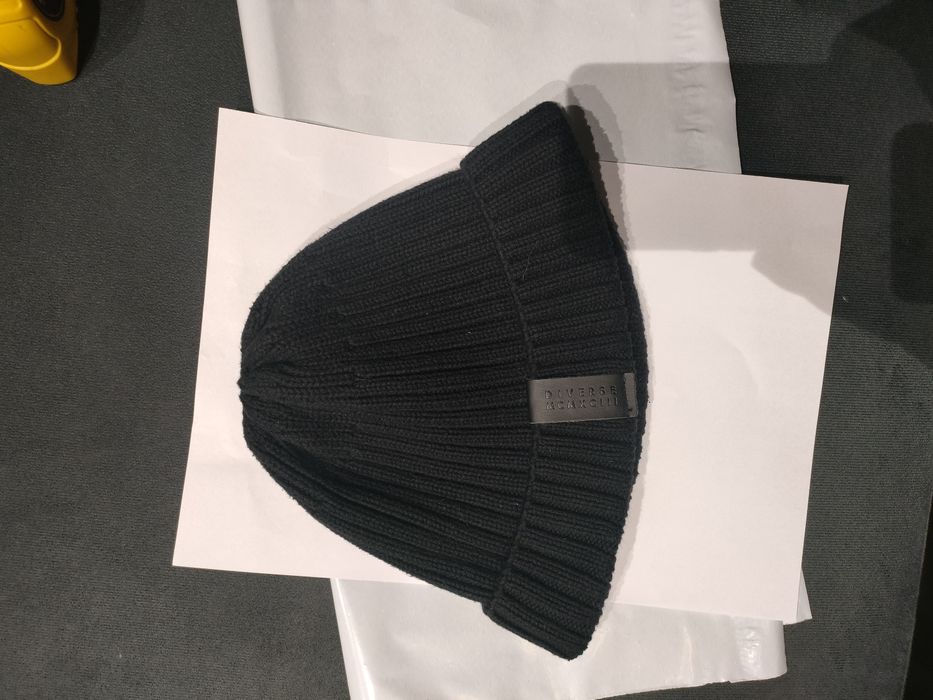 Diverse czapka męska czarna z bawełny rozmiar M - zimowa