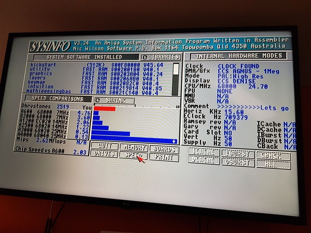 Karta Turbo Wicher 500i + 8MB RAM + 40GB HDD + ROM 3.1 do Amiga 500